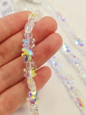 Bear 9x8mm Super AB Crystal Beads