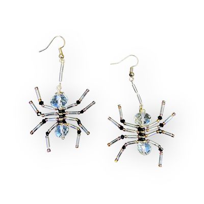 Spider Earring Kit - Crystal