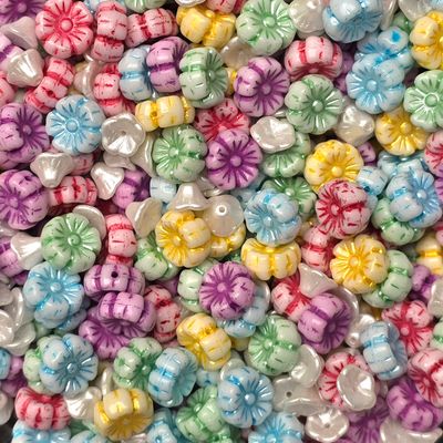 Czech Spring Flowers Bead Mix (50 grams)