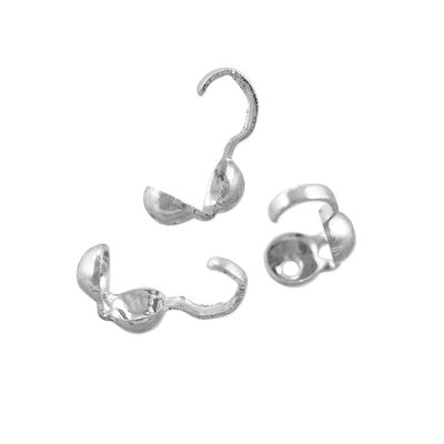 Clam Shells: Silver Plated .036 Diameter *BULK BAG*