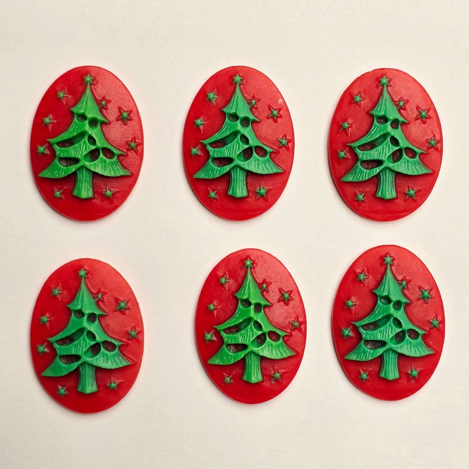 18x25mm Cabochon: Christmas Tree