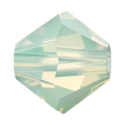 4mm Bicone: Chrysolite Opal 24pcs