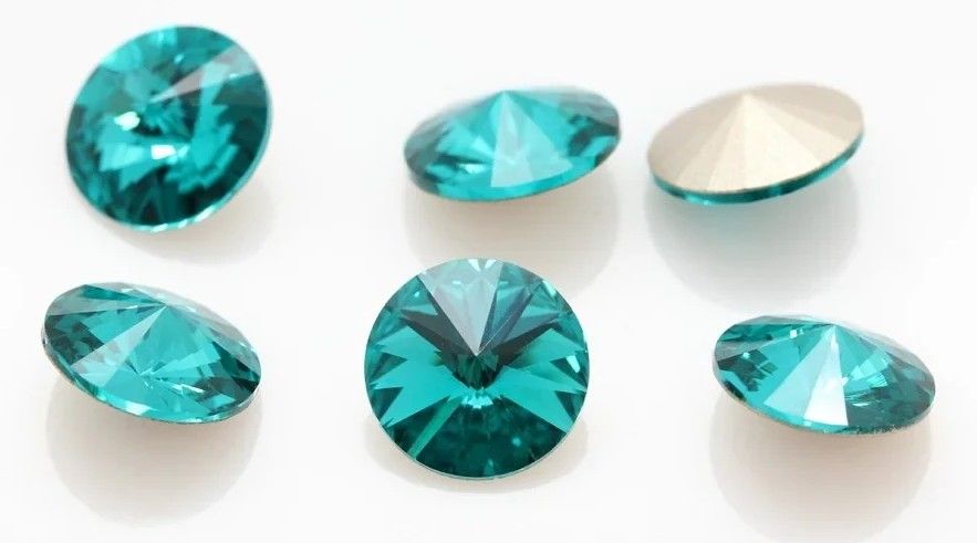 14mm Blue Zircon Rivoli