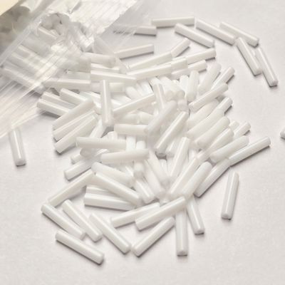 9mm Bugles: #41 Opaque White 9mm Bugles: #41 Opaque White