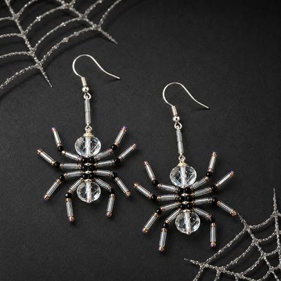Spider Earring Kit - Crystal