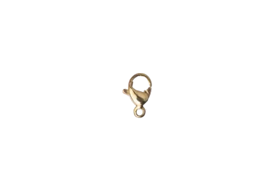 Waterproof Gold: 9x5mm Lobster Claw