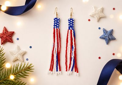 High Flying Flags Earring Kit