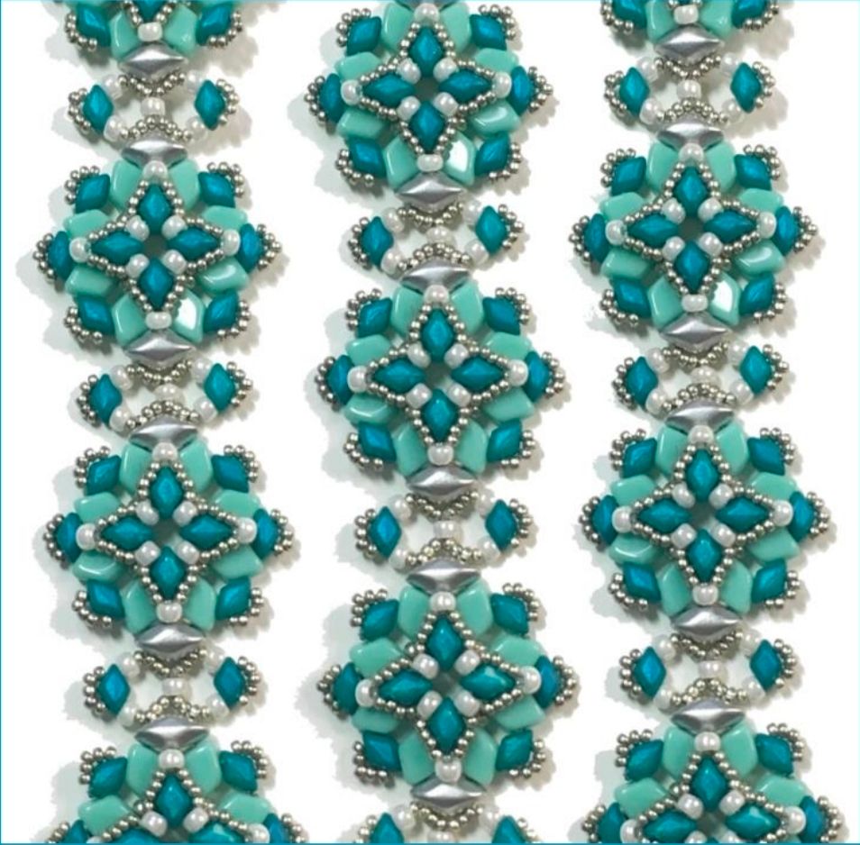 Free Pattern: Marrakesh Tile Bracelet