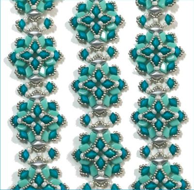 Free Pattern: Marrakesh Tile Bracelet