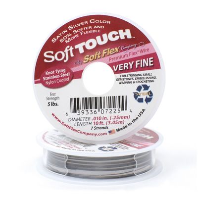 Soft Flex - Soft Touch - Very Fine Beading Wire - 10Ft