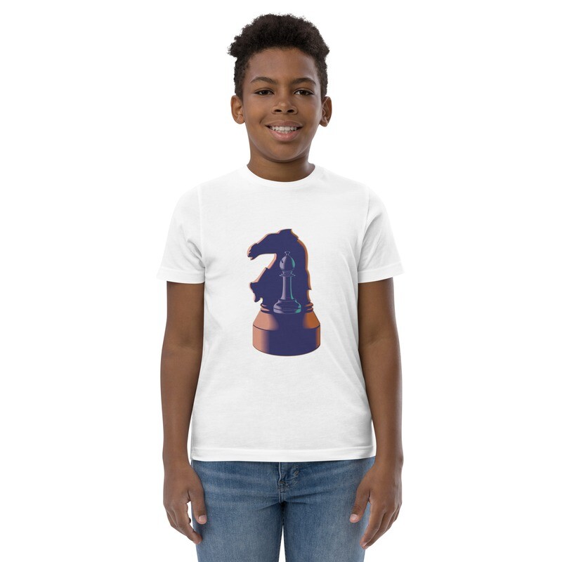 Youth Chess Pieces jersey tee