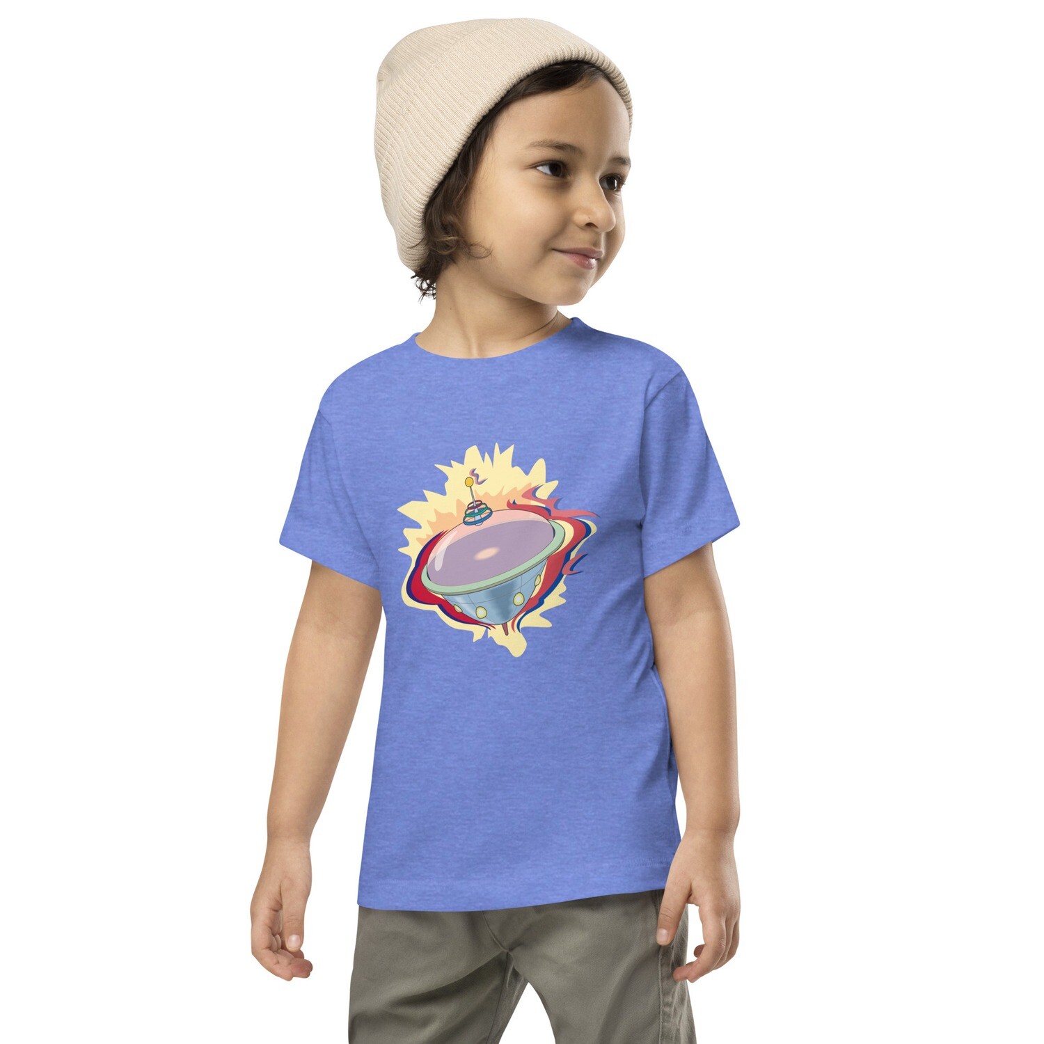 Excitable Flying Saucer tee for toddlers