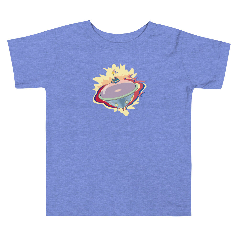 Excitable Flying Saucer tee for toddlers