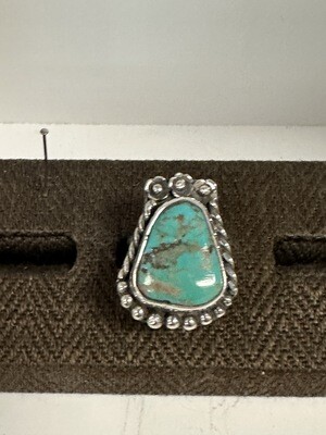 Turquoise Ring on Sterling by Don Gesaman