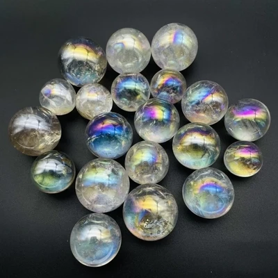 0.8 - 1.2&quot; Aura Quartz Sphere
