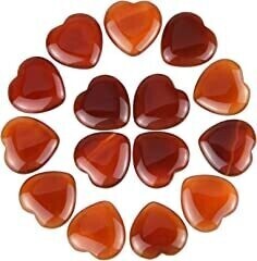 Carnelian 0.75&quot; Mini Heart