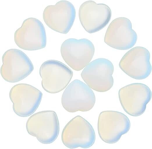 Opalite 0.75&quot; Mini Heart