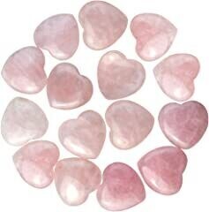 Rose Quartz 0.75&quot; Mini Heart