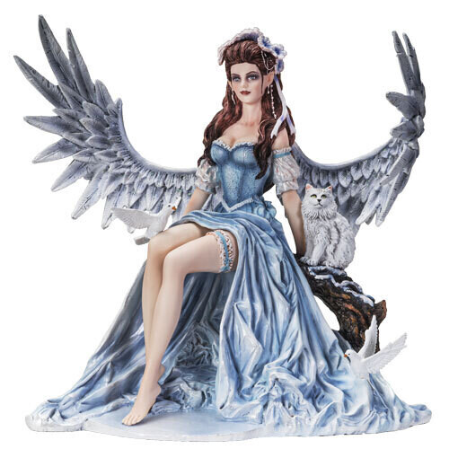 10.5&quot; Winter Angel Statue