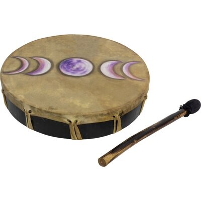 12&quot; Moon Phases Ceremonial Drum