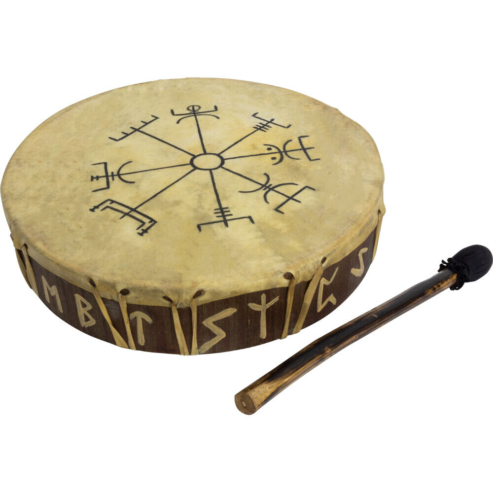 12&quot; Vegvisir Ceremonial Drum