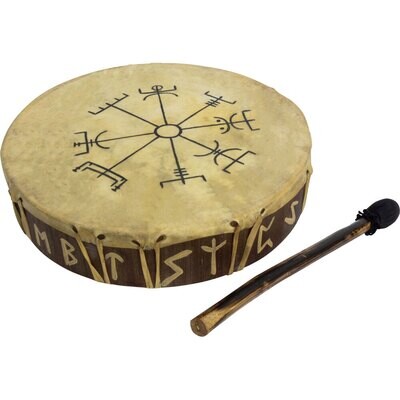 12&quot; Vegvisir Ceremonial Drum