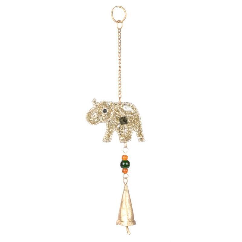 12&quot; Mosaic Elephant Windchime/Bell