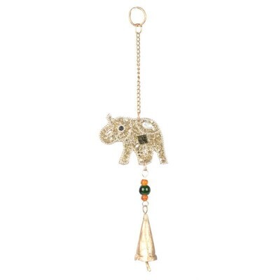 12&quot; Mosaic Elephant Windchime/Bell