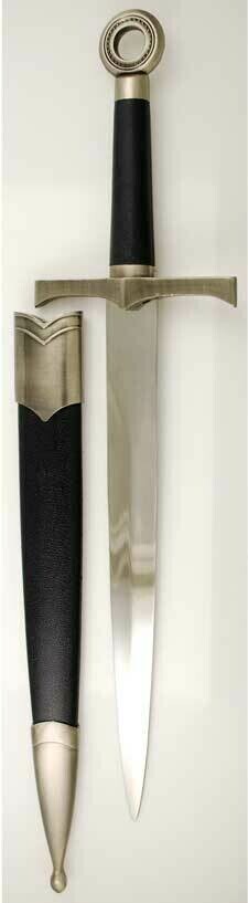 14&quot; Black Medieval Athame