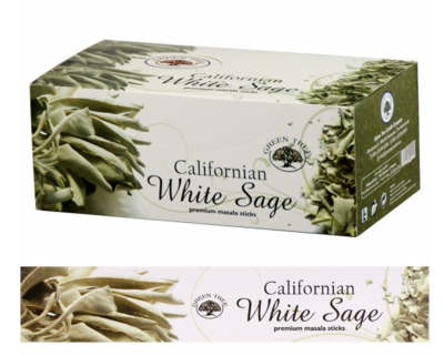 Californian White Sage Green Tree Incense Sticks