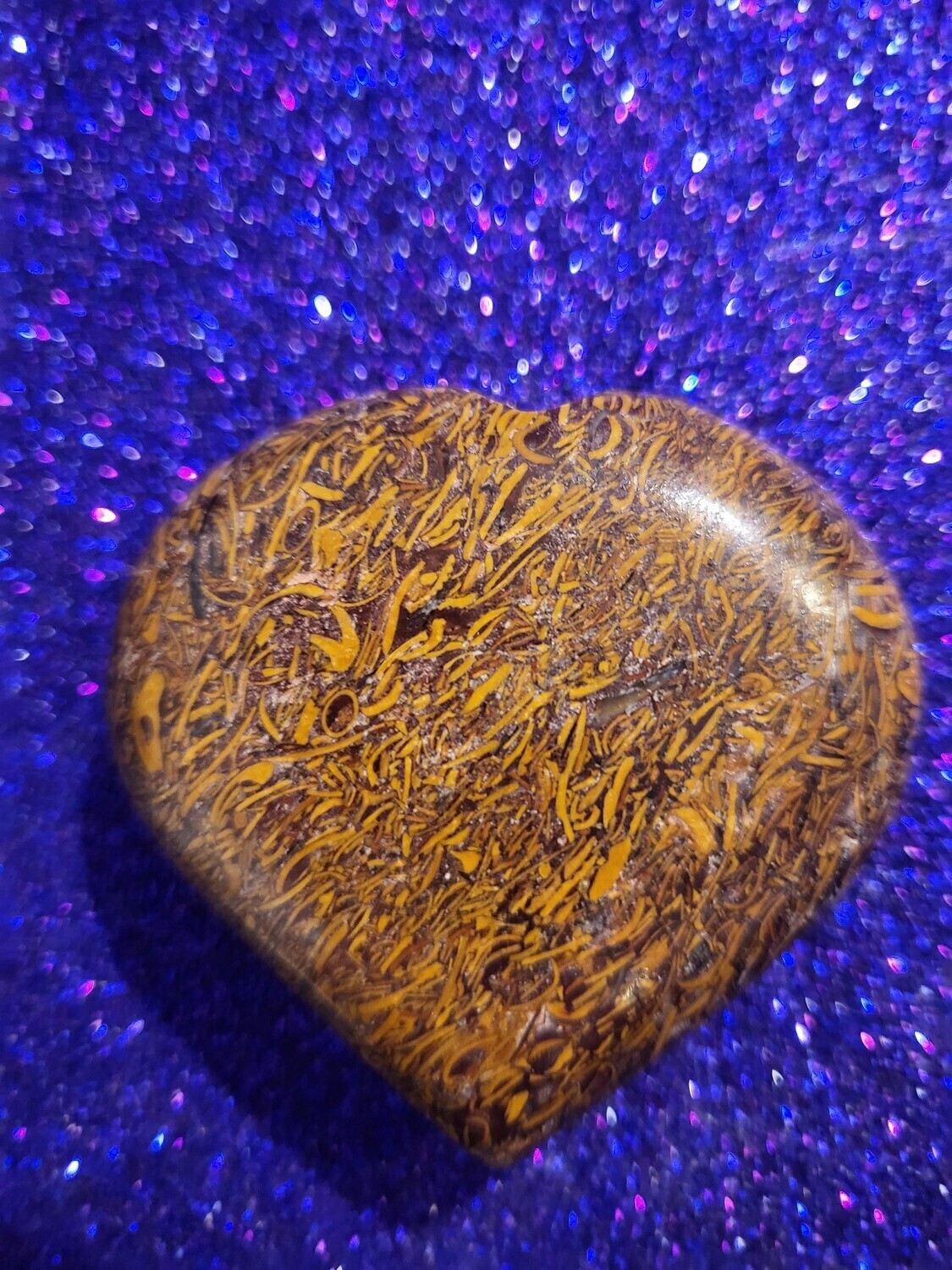 2&quot; Calligraphy Jasper Heart