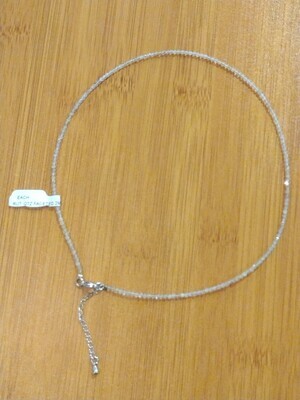 Rutilated Quartz 2 mm Necklace