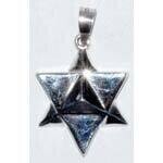 Sterling 3/4&quot; Star Tetrahedron Pendant