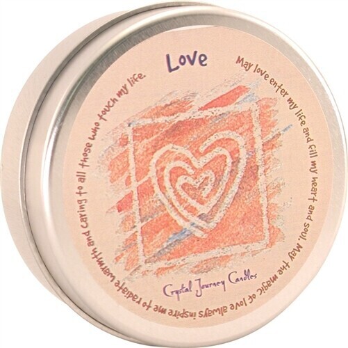 4&quot; Herbal Travel Candle - Love