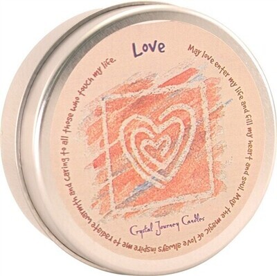 4&quot; Herbal Travel Candle - Love
