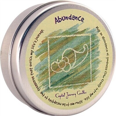 4&quot; Herbal Travel Candle - Abundance