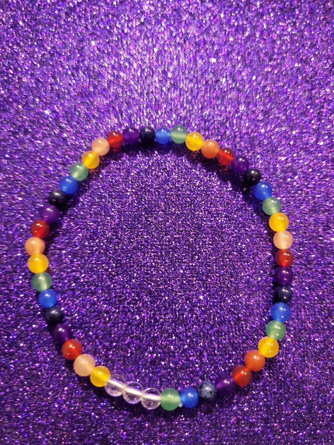 Chakra 4mm Gemstone Bracelet