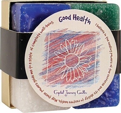 Good Health 4 Square Candle Gift Set