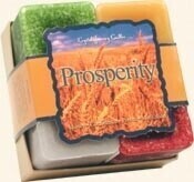 Prosperity 4 Square Candle Gift Set