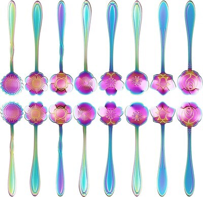 5&quot; Decorative Flower Design Teaspoon