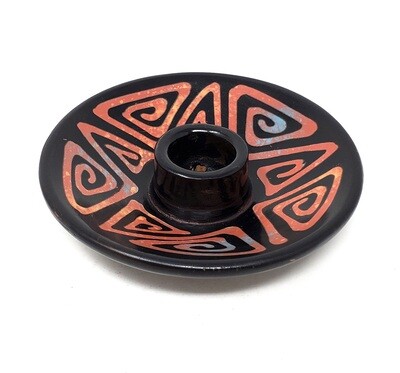 Style # 5 - Artisan Made - Peruvian Ceramic Burner Handmade 5&quot; D