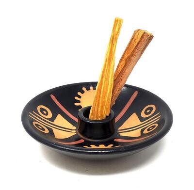Style # 6 - Artisan Made - Peruvian Ceramic Burner Handmade 5&quot; D