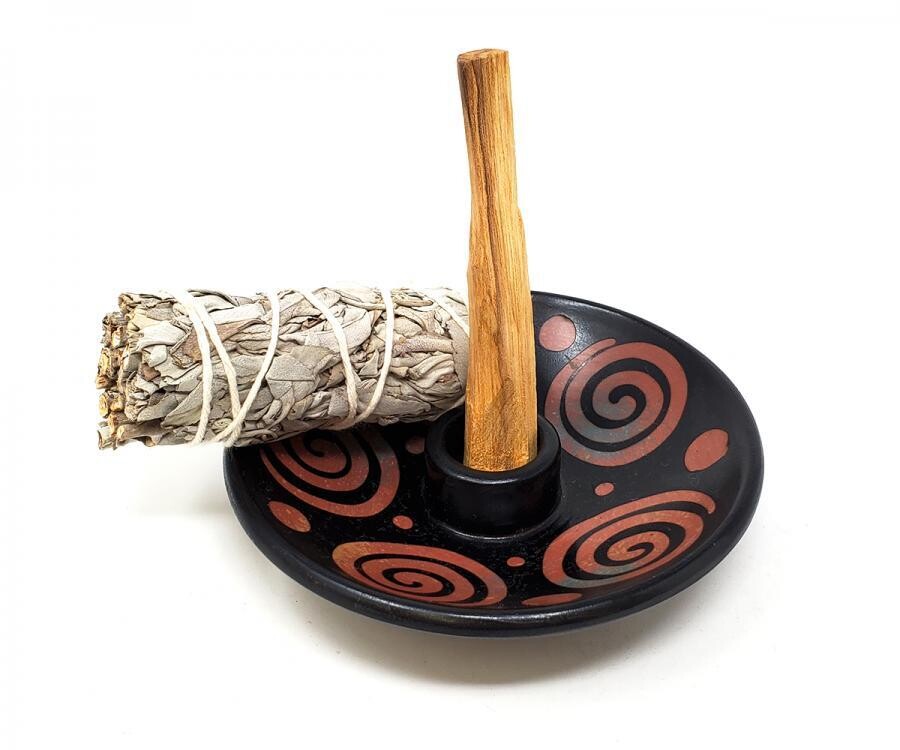 Style # 15 - Artisan Made - Peruvian Ceramic Burner Handmade 5&quot; D