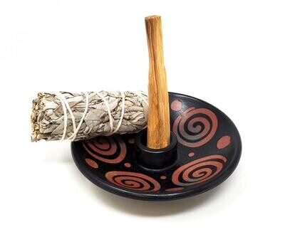 Style # 15 - Artisan Made - Peruvian Ceramic Burner Handmade 5&quot; D