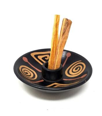 Style # 7 - Artisan Made - Peruvian Ceramic Burner Handmade 5&quot; D