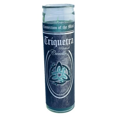 Triquetra 7 Day Glass Ritual Candle