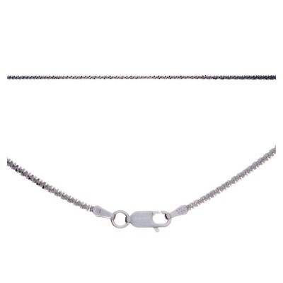 .925 Sterling 24&quot; Criss Cross Chain