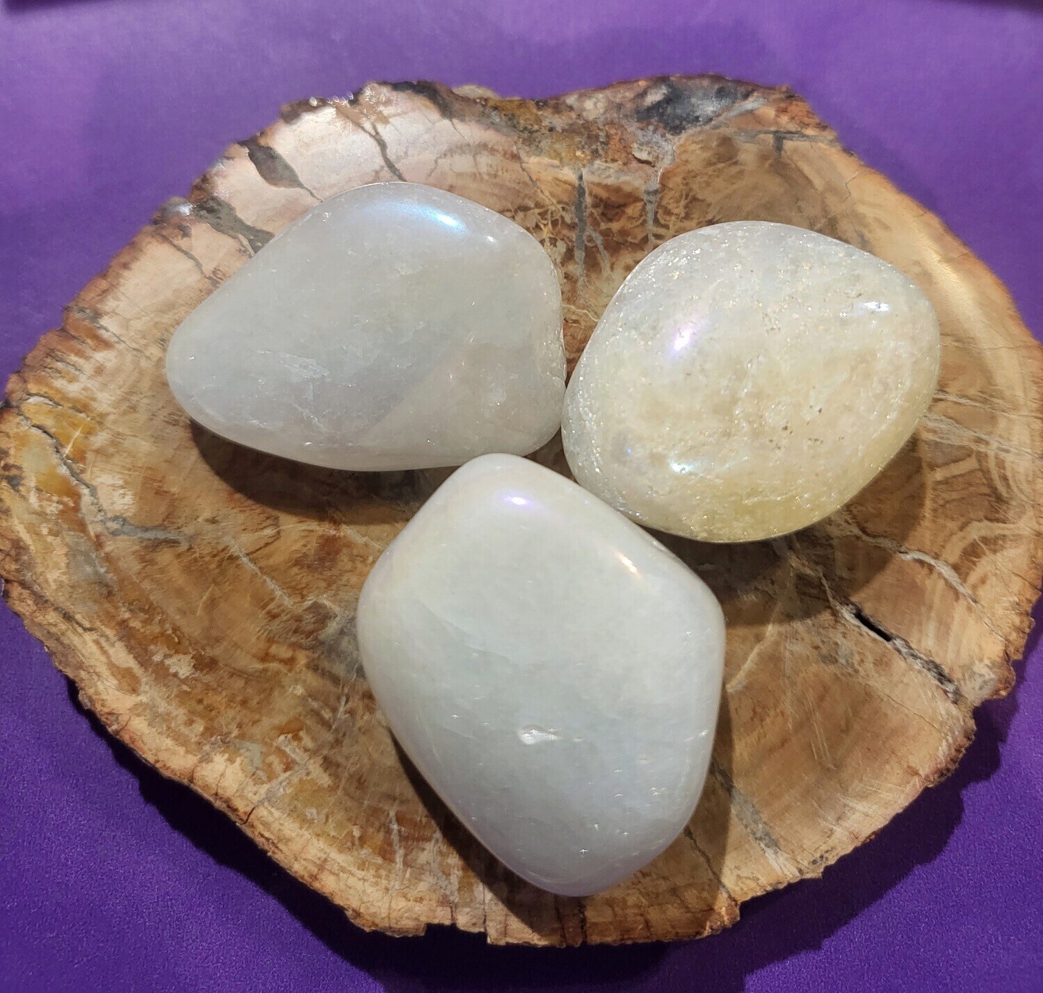 Aura Citrine Quartz Tumble