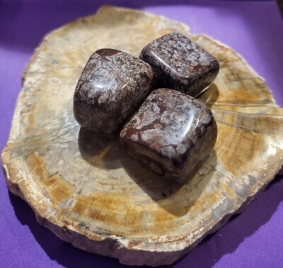 Brown Snowflake Obsidian Tumble