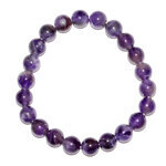 Amethyst 8 mm Elastic Bracelet